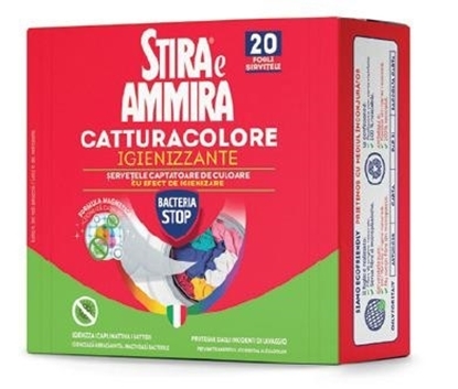 Immagine di STIRA E AMMIRA FOGLIETTI CATTURA COLORE 20PZ IGIENIZZANTI