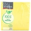 Immagine di LE NAPPAGE TOVAGLIOLO 33X33 50PZ GIALLO CANARINO 100% NATURE