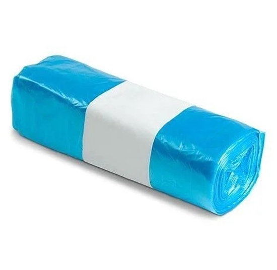 Immagine di HOMELINE ROTOLO 20 SACCHI 50X60 TRASP. AZZURRO