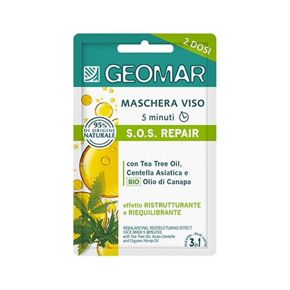 Immagine di GEOMAR MASCHERA VISO 15ML SOS REPAIR TEA TREE