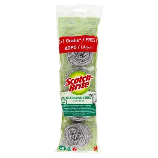 Immagine di SCOTCH BRITE PAGLIETTE METALLICHE 3+1 PZ