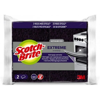 Immagine di SCOTCH BRITE SPUGNA ABRASIVA EXTREME 2PZ