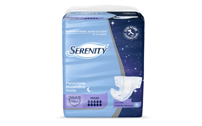 Immagine di SERENITY PANNOLONE MUTANDINA 15PZ MAXI NOTTE XL