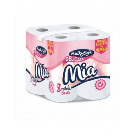 Immagine di BULKYSOFT C. IGIENICA MIA 8ROT 3V 160 STRAPPI DELICATA