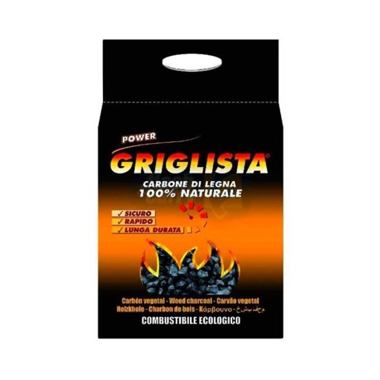 Immagine di GRIGLISTA CARBONE DI LEGNA 2KG 100% NATURALE