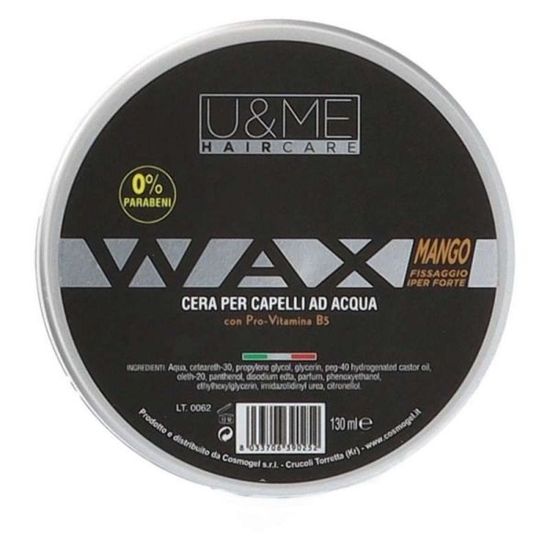Immagine di COSMOGEL U&ME CERA CAPELLI WATER WAX 130ML IPER FORTE MANGO