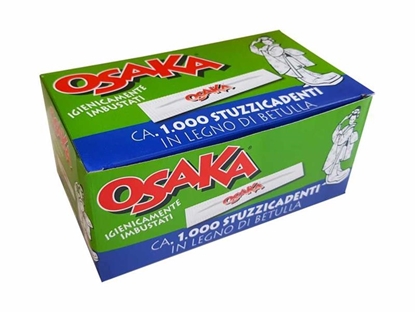 Immagine di OSAKA STUZZICADENTI SCATOLA 1000 1X1 IMB. DISPENSER