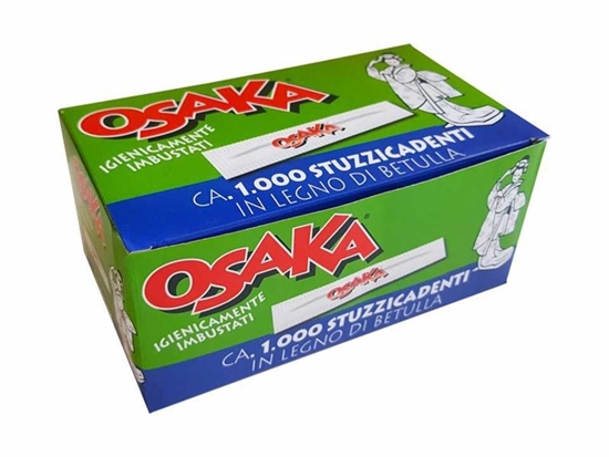 Immagine di OSAKA STUZZICADENTI SCATOLA 1000 1X1 IMB. DISPENSER