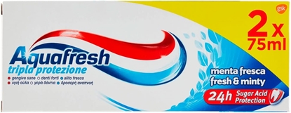 Immagine di AQUAFRESH DENT. 75ML TRIPLA PROTEZ. BIPACCO