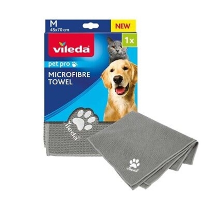 Immagine di VILEDA PET PRO ASCIUGAMANO MICROFIBRA ANIMALI TAGLIA M 45X70