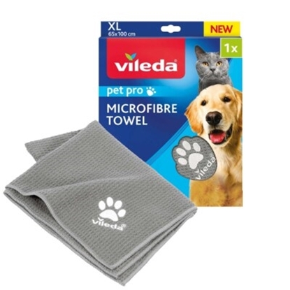 Immagine di VILEDA PET PRO ASCIUGAMANO MICROFIBRA ANIMALI TAGLIA XL 65X100