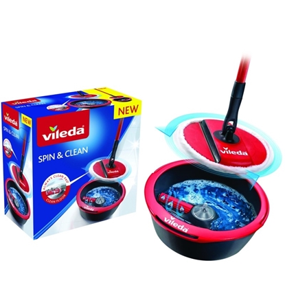 Immagine di VILEDA SUPERMOCIO SPIN&CLEAN COMPLETO CON MANICO