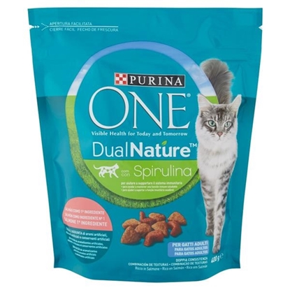 Immagine di PURINA ONE CAT CROCCHETTE 400GR SALMONE