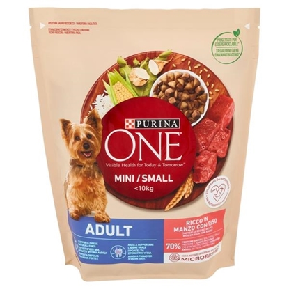 Immagine di PURINA ONE DOG ADULT CROCCHETTE 800GR MANZO&RISO
