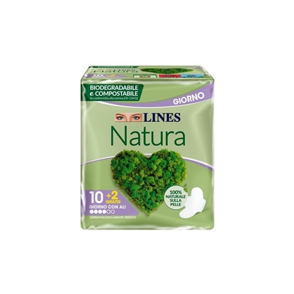 Immagine di LINES SETA ULTRA NATURA 12PZ GIORNO ALI 100% NATURALI