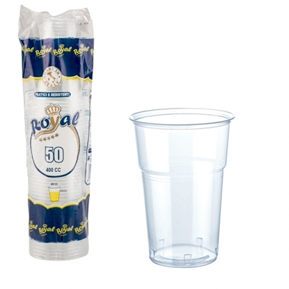 Immagine di ROYAL BICCH. BEER 400ML TACCA 330 POLIP. 50PZ
