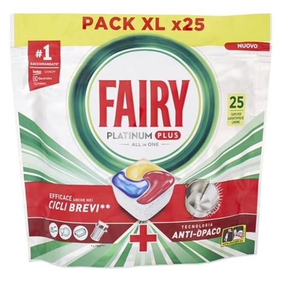 Immagine di FAIRY LAVASTOVIGLIE PLATIN PLUS X25 LEMON