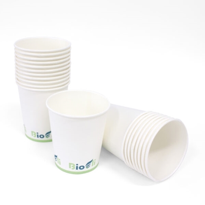 Immagine di BUY BIOALI BICCH. CARTA ACQUA 210ML 50PZ BIO BIANCHI