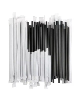 Immagine di CANNUCCE DRITTE IMBUSTATE 21CM Ø7MM 500PZ NERE