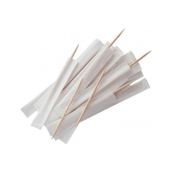 Immagine di STUZZICADENTI IMBUSTATI SINGOLARMENTE 1000PZ 6.5CM