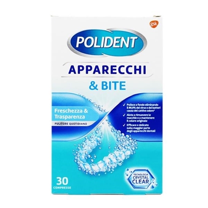 Immagine di POLIDENT COMPRESSE 30PZ APPARECCHI E BITE