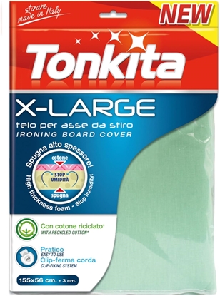 Immagine di TONKITA XLARGE COPRI ASSE PER STIRO 155X56CM
