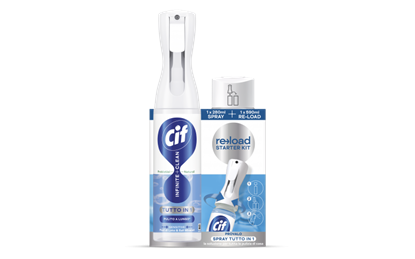 Immagine di CIF STARTER INFINITE CLEAN SPRAY 280ML + RIC. 590ML LOTO E SALI MINERALI