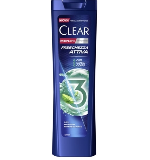 Immagine di CLEAR SH. 225ML FRESCHEZZA ATTIVA 3IN1