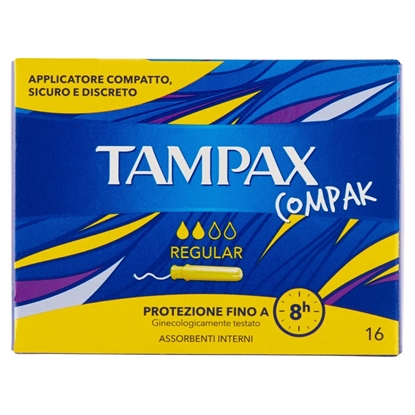 Immagine di TAMPAX ASS. INTERNI COMPAK 16PZ REGULAR