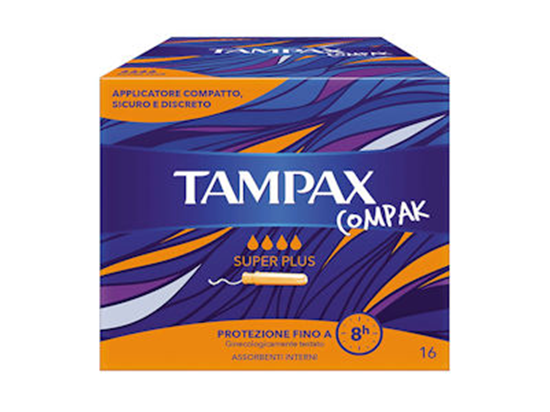 Immagine di TAMPAX ASS. INTERNI COMPAK 16PZ SUPER PLUS