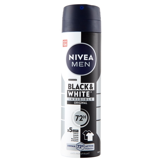 Immagine di NIVEA DEO SPRAY MEN 150ML BLACK & WHITE INVISIBLE