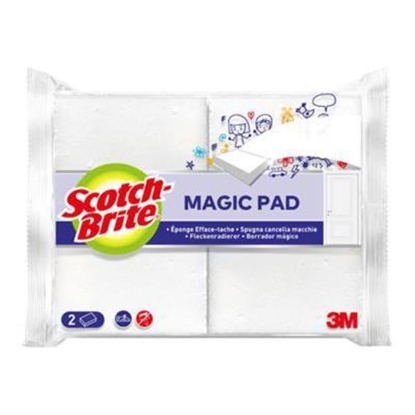 Immagine di SCOTCH BRITE SPUGNA SOLO FIBRA MAGIC 2PZ