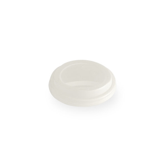 Immagine di BIOALI COPERCHI BICCH. PLASTICA DRINK 240ML Ø80MM 100PZ BIO BIANCHI