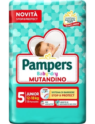 Immagine di PAMPERS BABY DRY MUT 12/18KG TG5 13PZ