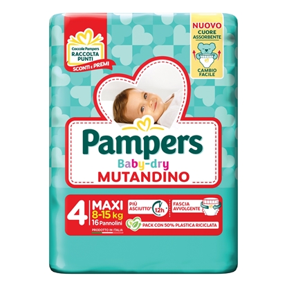 Immagine di PAMPERS BABY DRY MUT 8/15KG TG4 16PZ