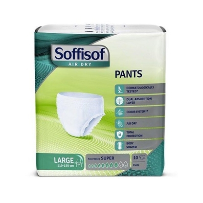 Immagine di SOFFISOF AIR DRY PANTS 10PZ SUPER L