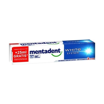 Immagine di MENTADENT DENT. 75+25ML WHITESYSTEM