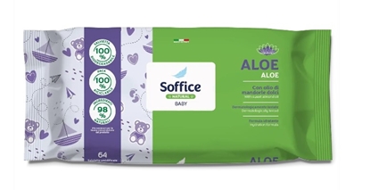Immagine di SOFFICE ''NATURAL'' SALV. BABY 64PZ ALOE