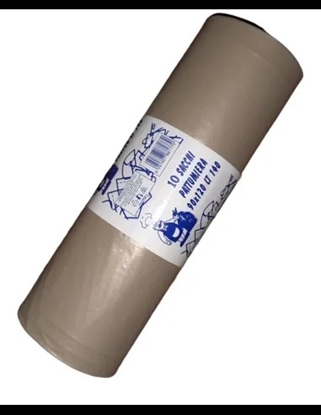 Immagine di SANDYBAG ROTOLO 10 SACCHI 90X120 750GR TRASPARENTI AMBRA
