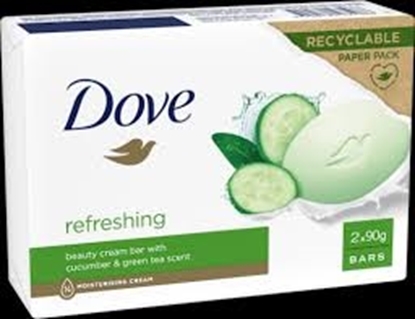 Immagine di DOVE SAPONETTA 2PZ 90GR CUCUMBER E TEA TREE