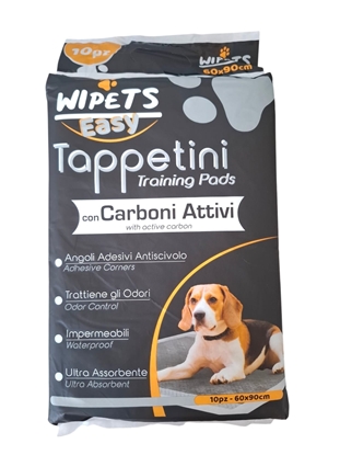 Immagine di IDROFIL WIPETS TAPPETINO 60X90 CARBONI ATTIVI 10PZ