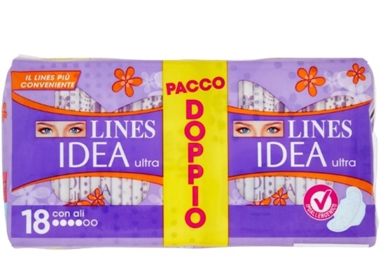 Immagine di LINES IDEA ULTRA 18PZ PACCO DOPPIO CON ALI GIORNO