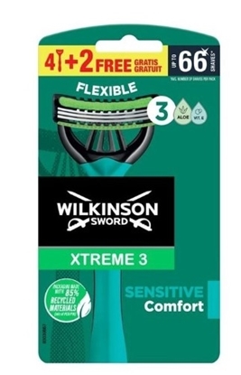 Immagine di WILKINSON SWORD XTREME3 U/G 6PZ RASOI TRILAMA SENSITIVE