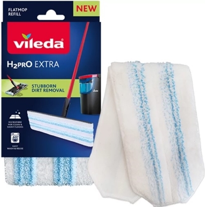 Immagine di VILEDA SUPERMOCIO FLAT MOP SYSTEM H2PRO RICAMBIO EXTRA