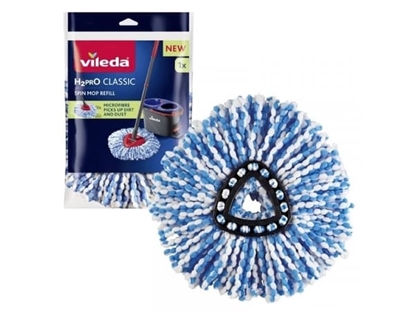 Immagine di VILEDA SUPERMOCIO SPIN MOP SYSTEM H2PRO RICAMBIO CLASSIC
