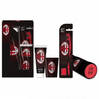 Immagine di MILAN GIFT SET ORAL CARE (SPAZZ.+DENT.+BICCH.+ASTUCCIO)