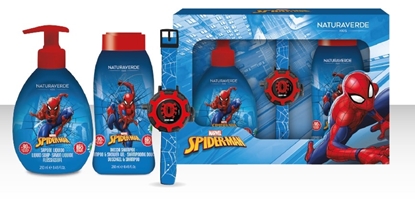 Immagine di SPIDERMAN CONF. REGALO (DOCCIASH. 250ML+ SAP. LIQ. 250ML +OROLOGIO)