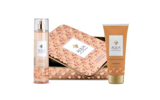 Immagine di ACQUA DI SORRENTO TRAMONTO POSITANO(ACQUA PROF. 245ML+DOCCIASH 200ML+SCATOLA LAT