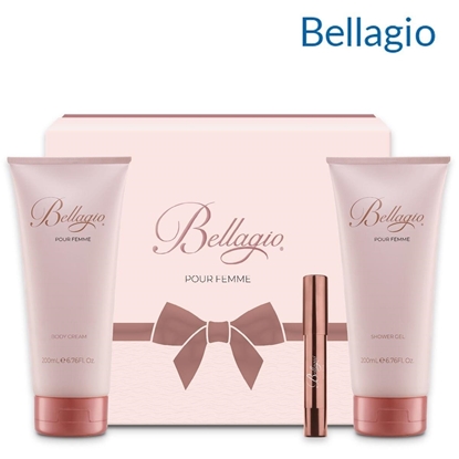Immagine di BELLAGIO' CONF. REGALO (SHOWER GEL 200ML+ CREMA CORPO 200ML +PROFUMO A PENNA)