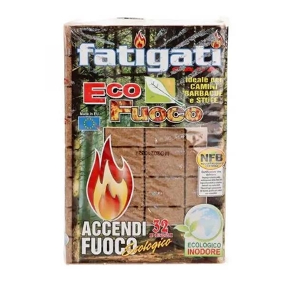 Immagine di FATIGATI ACCENDIFUOCO ECOLOGICO 32PZ TAVOLETTE